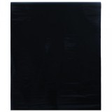 vidaXL Matt fekete PVC statikus ablakfólia 60 x 500 cm