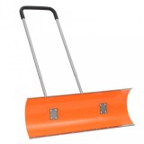 vidaXL Narancssárga hólapát acél pengével és kihúzható nyéllel 96 cm