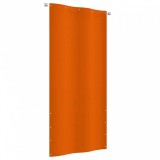 vidaXL Narancssárga oxford-szövet erkélyparaván 100 x 240 cm