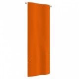 vidaXL Narancssárga oxford-szövet erkélyparaván 80 x 240 cm