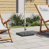 vidaXL Négyszögletes fekete gránit napernyőtalp 20 kg
