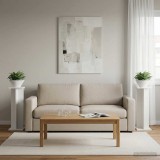 vidaXL Növényállvány 2 db Fehér 25 x 25,5 x 80,5 cm Szerelt Fa