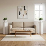 vidaXL Növényállvány 2 db Fehér Ø40 x 80 cm Szerelt Fa