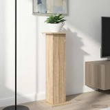 vidaXL Növényállvány 2 db Sonoma Tölgy 30,5 x 30 x 100,5 cm Szerelt Fa