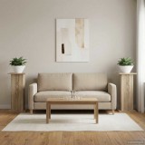 vidaXL Növényállvány 2 db Sonoma Tölgy 30,5 x 30 x 60,5 cm Szerelt Fa