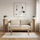 vidaXL Növényállvány 2 db Sonoma Tölgy Ø40 x 100 cm Szerelt Fa