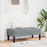 vidaXL Pad Light Grey 113x57x39 cm Szövet