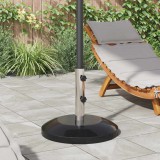 vidaXL Parasol alap 40-50 mm-es oszlophoz 26.75 kg Fekete