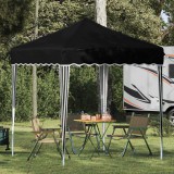 vidaXL Parti sátor 195 x 195 x 245 cm Fekete Oxford Szövet