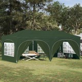 vidaXL Parti sátor 575 x 288 x 245 cm Zöld Oxford Szövet