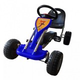 vidaXL Pedálos gokart kék