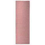 vidaXL Piros lapos szövésű kültéri szőnyeg 80 x 250 cm