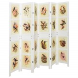 vidaXL Romdivider panel Fehér 212 x 165 cm MDF