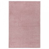 vidaXL Rózsaszín rövid szálú szőnyeg 200 x 290 cm