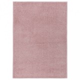 vidaXL Rózsaszín rövid szálú szőnyeg 240 x 340 cm