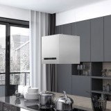 vidaXL Rozsdamentes acél lcd érintőképernyős sziget páraelszívó 37 cm