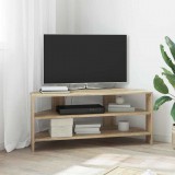 vidaXL SarokTVSzekrény Sonoma tölgy 102x40,5x45cm Faanyag