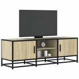 vidaXL Sonoma tölgy színű szerelt fa és fém TV-szekrény 120x35x41 cm
