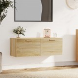 vidaXL Sonoma tölgy színű szerelt fa faliszekrény 100 x 36,5 x 35 cm