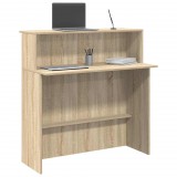 vidaXL Sonoma tölgyfa recepciósasztal 100 x 50 x 103,5 cm