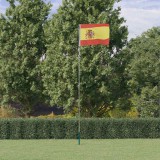 vidaXL Spanyol alumínium zászló és rúd 5,5 m