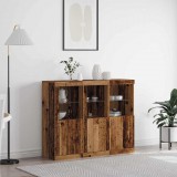 vidaXL Széf 3 pcs Régi fa 123 x 37 x 100 cm Faanyag