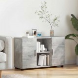 vidaXL Széf ajtóval FLORIN Beton Szürke 88,5 x 30,5 x 55,5 cm Faanyag