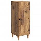 vidaXL Széf Antik Fa 33 x 34,5 x 90 cm Szerelt Fa