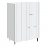 vidaXL Széf fiókkal Fehér 66 x 34,5 x 91,5 cm Szerelt Fa