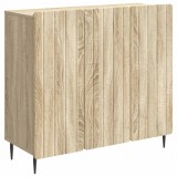 vidaXL Széf Sonoma Tölgy 89 x 34,5 x 82 cm Szerelt Fa