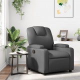 vidaXL Szürke műbőr relaxfotel
