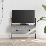 vidaXL Szürke sonoma szerelt fa fali TV szekrény 60,5 x 30 x 51 cm