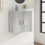 vidaXL Szürke sonoma színű szerelt fa faliszekrény 60 x 30 x 60 cm