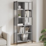 vidaXL Szürke sonoma színű szerelt fa könyvespolc 72x28x172 cm