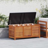 vidaXL Tömör eukaliptuszfa kerti tárolóláda 117 x 50 x 55 cm