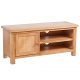 vidaXL Tömör tölgyfa TV szekrény 103 x 36 x 46 cm