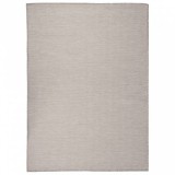 vidaXL Tópszínű lapos szövésű kültéri szőnyeg 200 x 280 cm