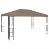 vidaXL Tópszínű pavilon 4 x 3 m