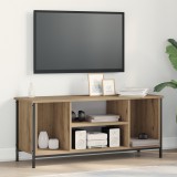 vidaXL TV állvány Tölgyfa MDF, Fém 102 x 35 x 45 cm TV állvány