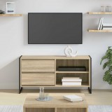 vidaXL TV szekrény 100 x 36 x 49,5 cm Sonoma Szerelt Fa