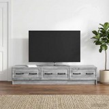 vidaXL TV szekrény 147 x 34,5 x 27 cm Szürke Sonoma Szerelt Fa
