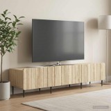 vidaXL TV szekrény 147 x 34,5 x 32 cm Sonoma Tölgy Szerelt Fa