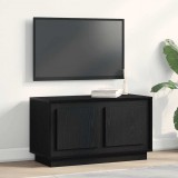 vidaXL TV szekrény 80 x 35 x 45 cm Musta tammi Szerelt fa