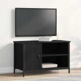 vidaXL TV szekrény 80 x 40 x 50 cm Musta tammi Szerelt fa