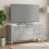 vidaXL TV szekrény 99 x 34,5 x 50 cm Betonszürke Szerelt Fa