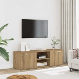vidaXL TV szekrény Artisan tölgy 120x34x37 cm Műanyag fa