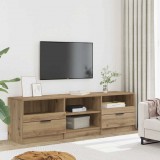 vidaXL TV szekrény Artisan tölgy 150x33,5x45 cm Műanyag fa
