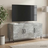 vidaXL TV szekrény Betonszürke 99 x 34,5 x 50 cm Szerelt Fa