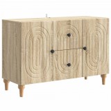 vidaXL TV szekrény fiókkal Sonoma Tölgy 89 x 34,5 x 60 cm Szerelt Fa
