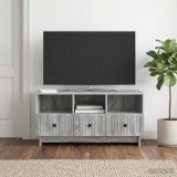 vidaXL TV szekrény fiókkal Szürke Sonoma 102 x 34,5 x 50 cm Szerelt Fa